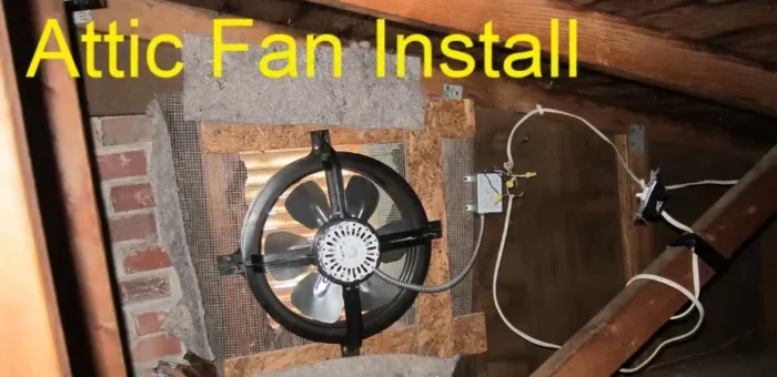 Attic Fan Install